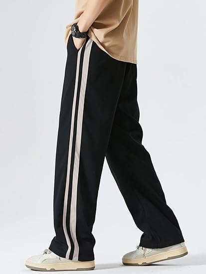 Classic Double Stripe Casual Trousers