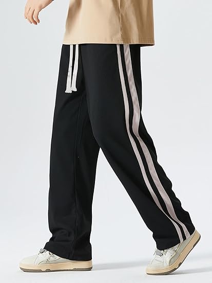 Classic Double Stripe Casual Trousers