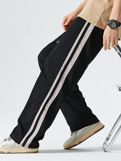 Classic Double Stripe Casual Trousers