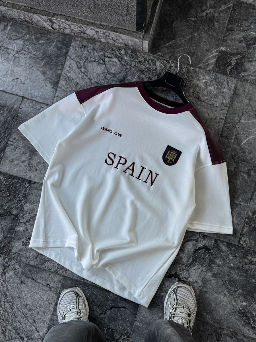 Minimalist Two-Tone Crest Tee