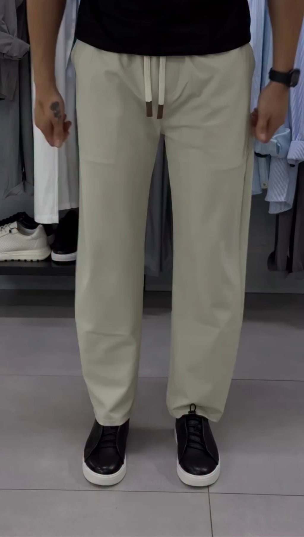 Premium Relaxed Fit Drawstring Trousers